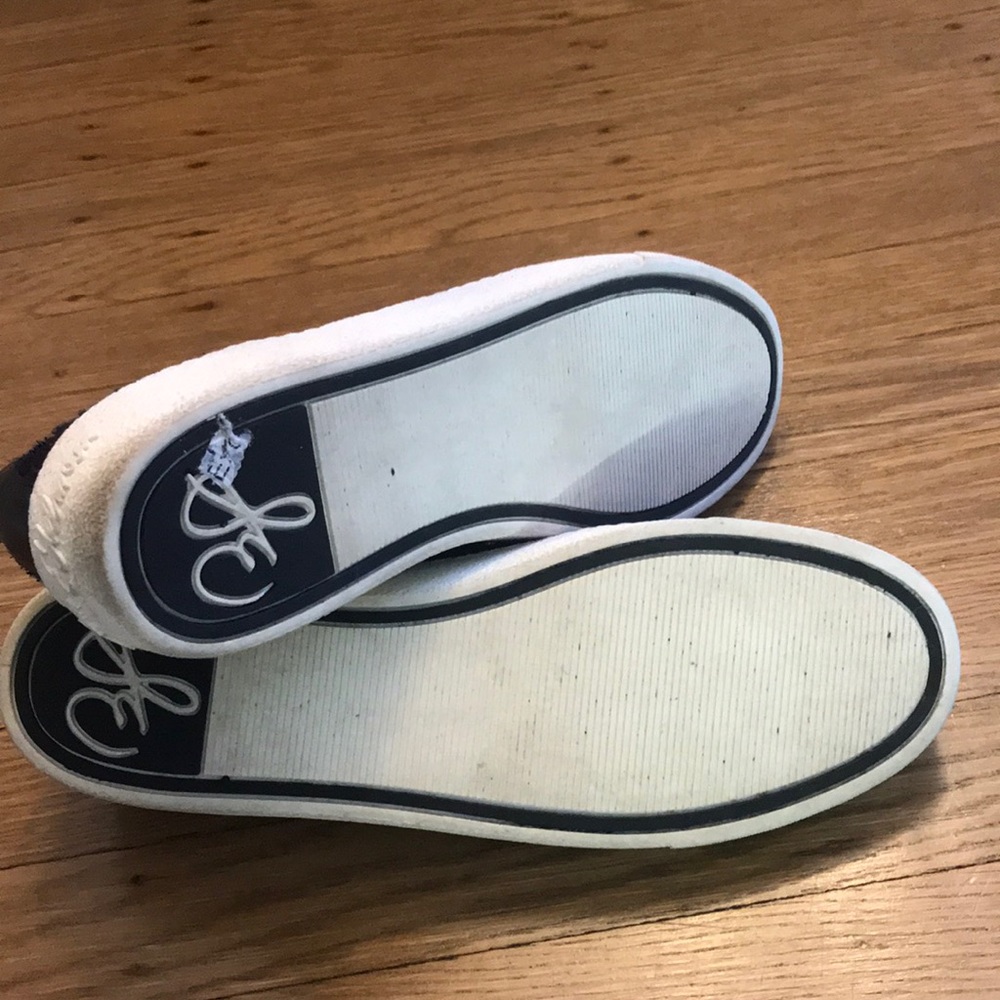 Women’s Sam Edelman Navy Tweed Slides 8 - Picture 4 of 4